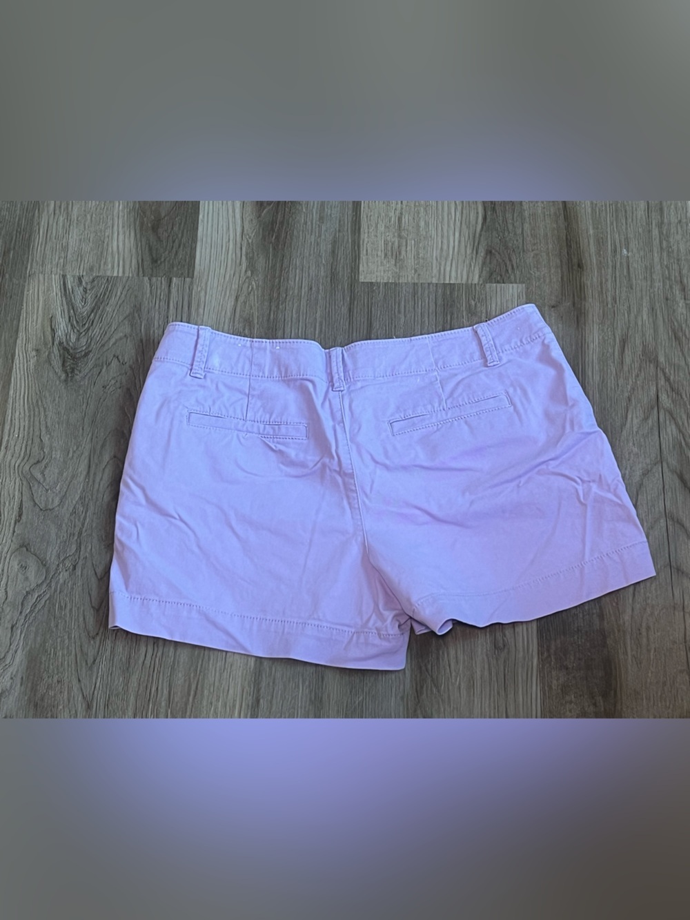 LOFT The Washed Twill Shorts in Pastel Purple